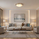 Radiant Lighting Casa Ceiling Light Satin Chrome E27 3x60w