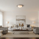 Radiant Lighting DISC Zoot Ceiling Light Satin Chrome E14 1x40w-RC117