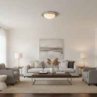 Radiant Lighting DISC Zoot Ceiling Light Satin Chrome E14 1x40w-RC117