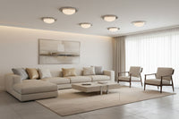 Radiant Lighting DISC Zoot Ceiling Light Satin Chrome E14 1x40w-RC117