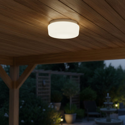 Cheesecake Ceiling Light – Round White (250mm) - RC150