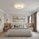 Crystal Ceiling Light – White (E27 2x40W) - RC183