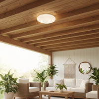 Radiant GSD Bathroom Ceiling Light Alabaster 16w-RC252