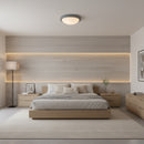 Radiant Lighting-Flat Ceiling Light Satin Chrome E27 2x60w- RC51SCW