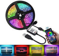 USB powered RGB smart LED strip light 5M.