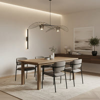 Radiant Strut Outdoor Wall Light Black LED 24w-RO427