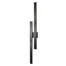 Radiant Strut Dual Outdoor Wall Light Black LED 48w-RO428