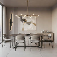 Radiant Strut Dual Outdoor Wall Light Black LED 48w-RO428