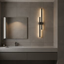 Radiant Strut Dual Outdoor Wall Light Black LED 48w-RO428