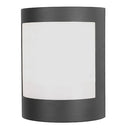 Radiant Plain Outdoor Wall Light Black E27-RO429