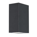 Radiant Bue Square Up or Down Outdoor Wall Light Black 152mm-RO431