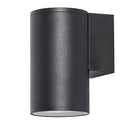 Radiant Bue Round Up or Down Outdoor Wall Light Black-RO432