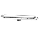 4FT Double Vapour Proof wired for LED T8 2x18w 1285mm.