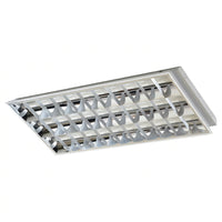 Radiant-RPR347 Recessed Ceiling Light wired for LED T8 3x18w Cord set-Pack of 02-Mr Smart Lighting Company