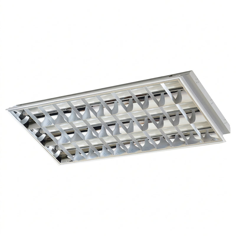 Radiant-RPR347 Recessed Ceiling Light wired for LED T8 3x18w Cord set-Pack of 02-Mr Smart Lighting Company