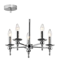 Radiant RCH31 5LT Supreme chandelier E14 5X40W 230V Chrome