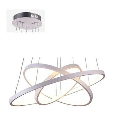 Radiant RP203 LED Pendant 3 RING 60W 4000K White-Mr Smart Lighting Company.