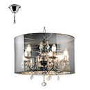 Radiant RP324 5LT Eclipse Chandelier Round Chrome E14 5x60w-Mr Smart Lighting Company.