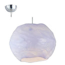 Radiant RP343 Pendant Light 310mm 1 X E27 Ch/Acrylic Chrome and White-Mr Smart Lighting Company.