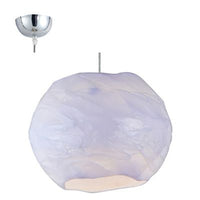 Radiant RP343 Pendant Light 310mm 1 X E27 Ch/Acrylic Chrome and White-Mr Smart Lighting Company.