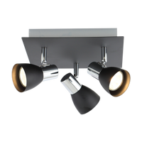 TRACKLIGHT-S056/3 BLACK