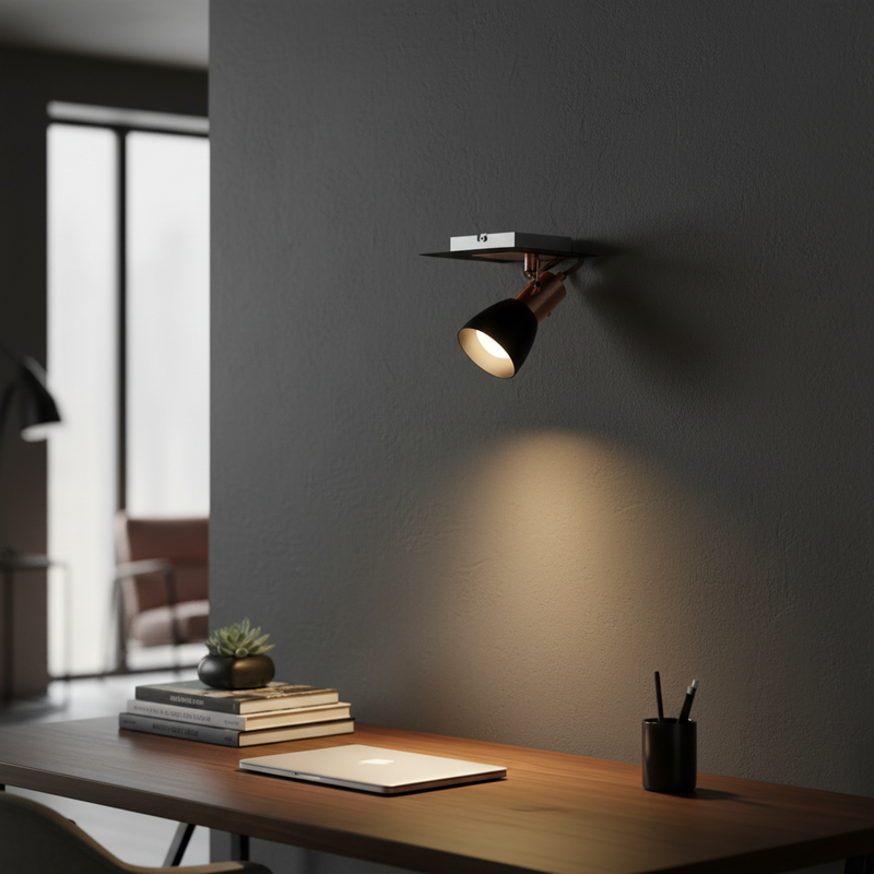 SPOTLIGHT-S156/1 BLACK COPPER