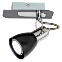 TRACKLIGHT-S156/1 BLACK CHROME