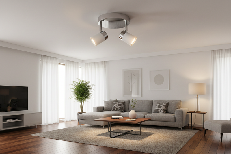 SPOTLIGHT-S170/2 CHROME/WHITE