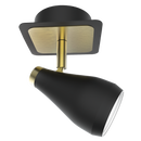 SPOTLIGHT-S173/1 BLACK/BRASS