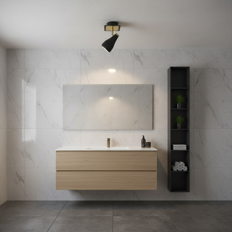 SPOTLIGHT-S173/1 BLACK/BRASS
