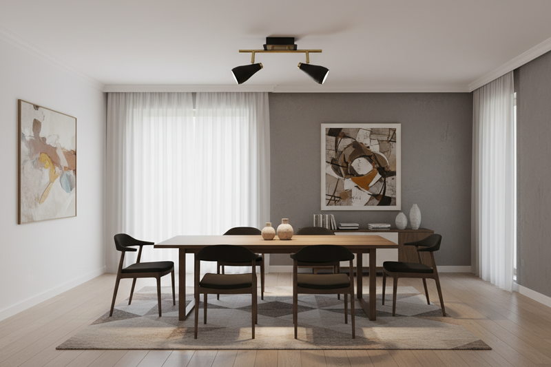 SPOTLIGHT-S173/2 BLACK/BRASS