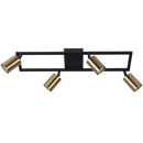 TRACKLIGHT-S414/4 SATIN BRASS