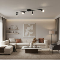 Eurolux Buzz 4LT Spot Light Black LED GU10-S419B