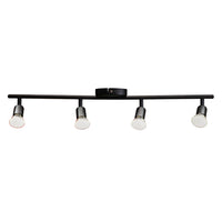 Eurolux Buzz 4LT Spot Light Black LED GU10-S419B