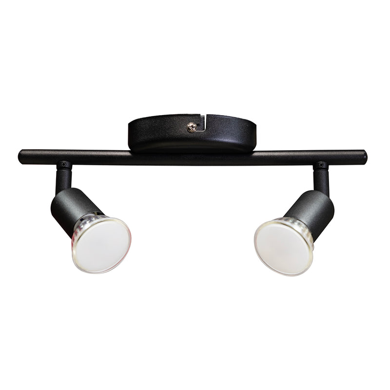 Eurolux Buzz 2LT Spot Light Black LED GU10-S427B