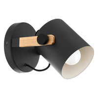 Eurolux Hornwood Spotlight 1 LT E27 Brown/Black-S459