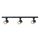 Eurolux Elos 3LT Track Spotlight Kit Black GU10 3 x 5w-S460B