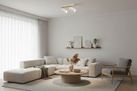 Eurolux Sol Dual Light White/Wood GU10 1x5w-S535W