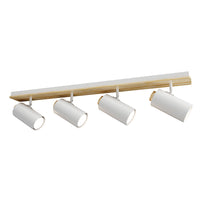 Eurolux Sol Quad Light White/Wood GU10 1x5w-S536W