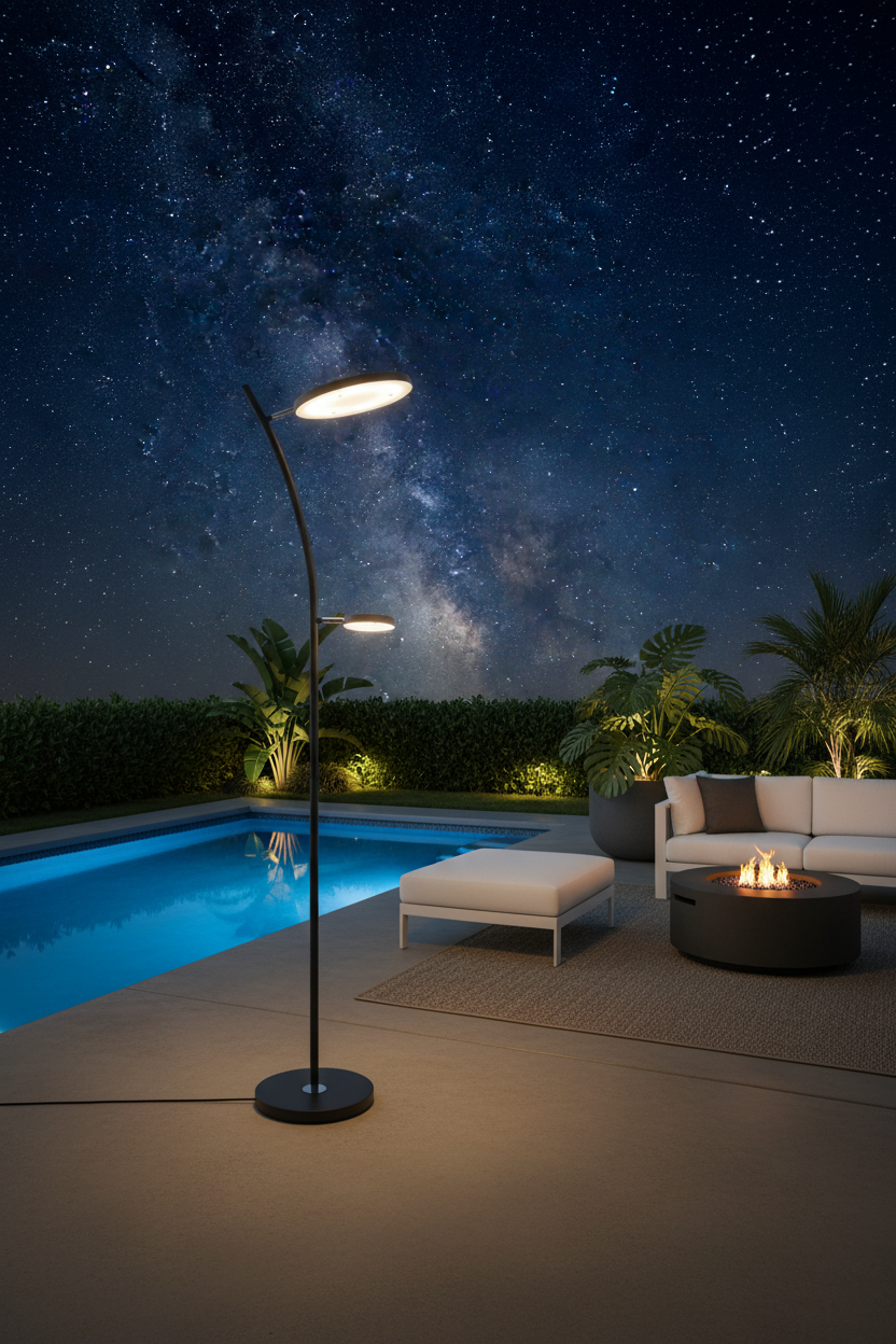 STANDING LAMP-SL015 BLACK