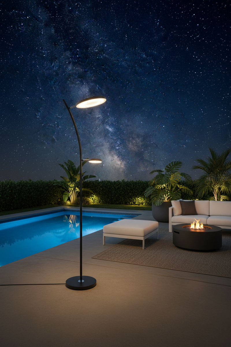 STANDING LAMP-SL015 BLACK