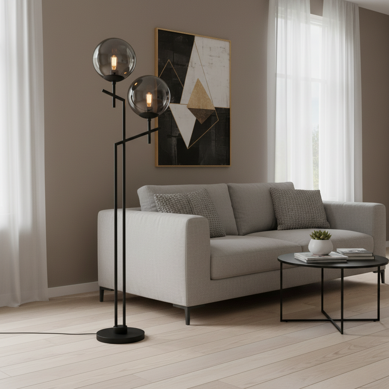 STANDING LAMP-SL072 BLACK