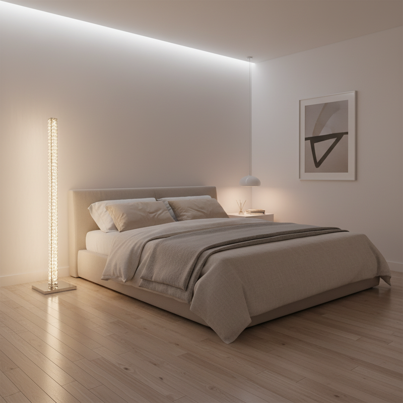 STANDING LAMP-SL095 CRYSTAL