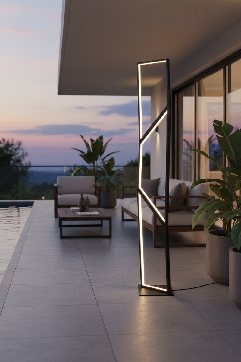 STANDING LAMP-SL407 BLACK