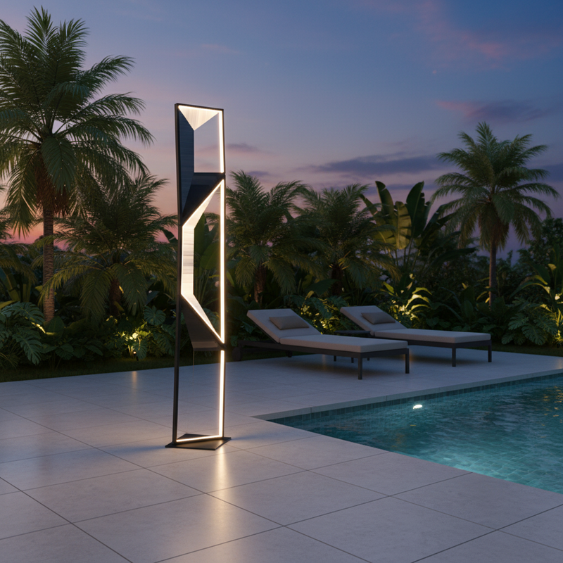 STANDING LAMP-SL407 BLACK