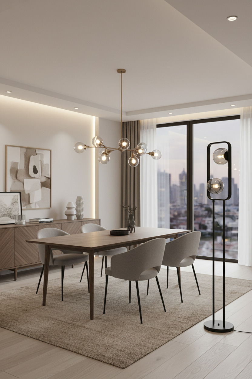 STANDING LAMP-SL417 BLACK
