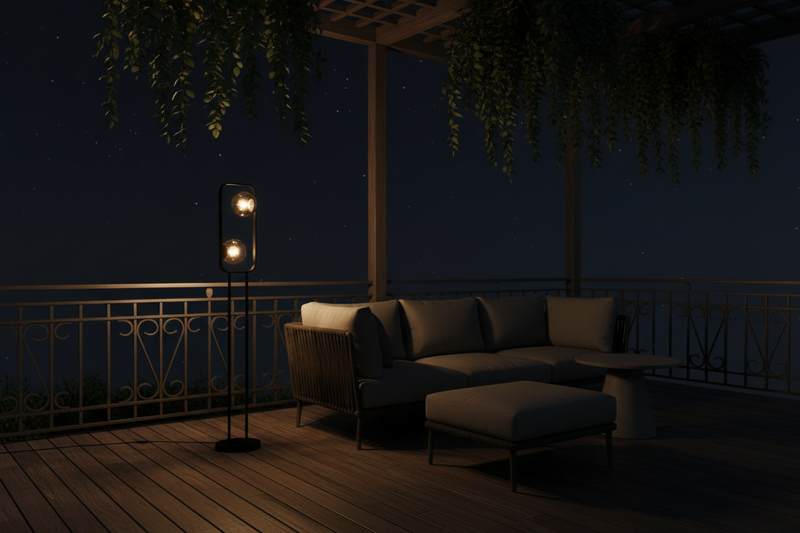 STANDING LAMP-SL417 BLACK