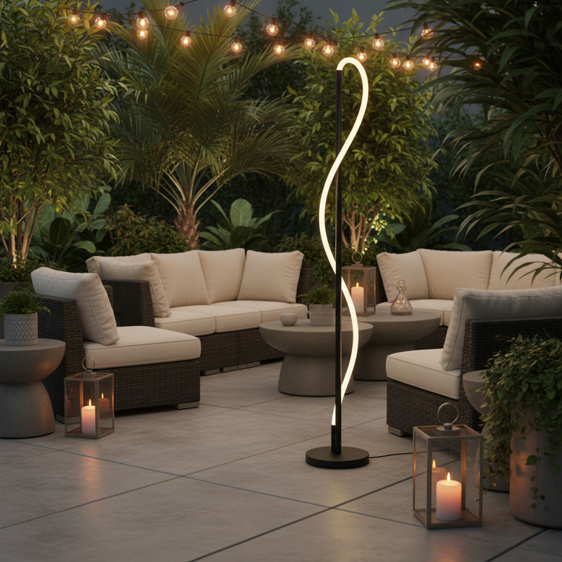 FLOOR LAMP-SL428 BLACK