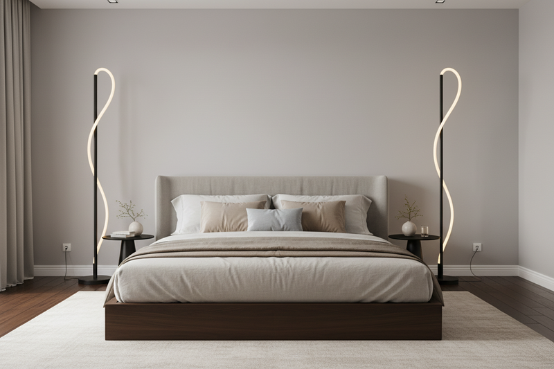 FLOOR LAMP-SL428 BLACK