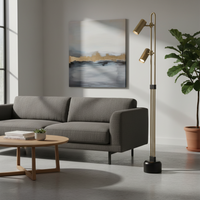 STANDING LAMP-SL440 BK/GD